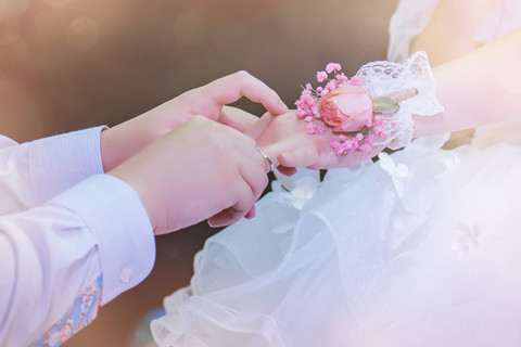 婚礼中佩戴戒指